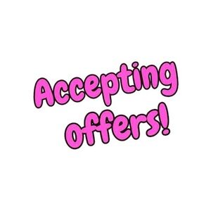 Accepting offers!